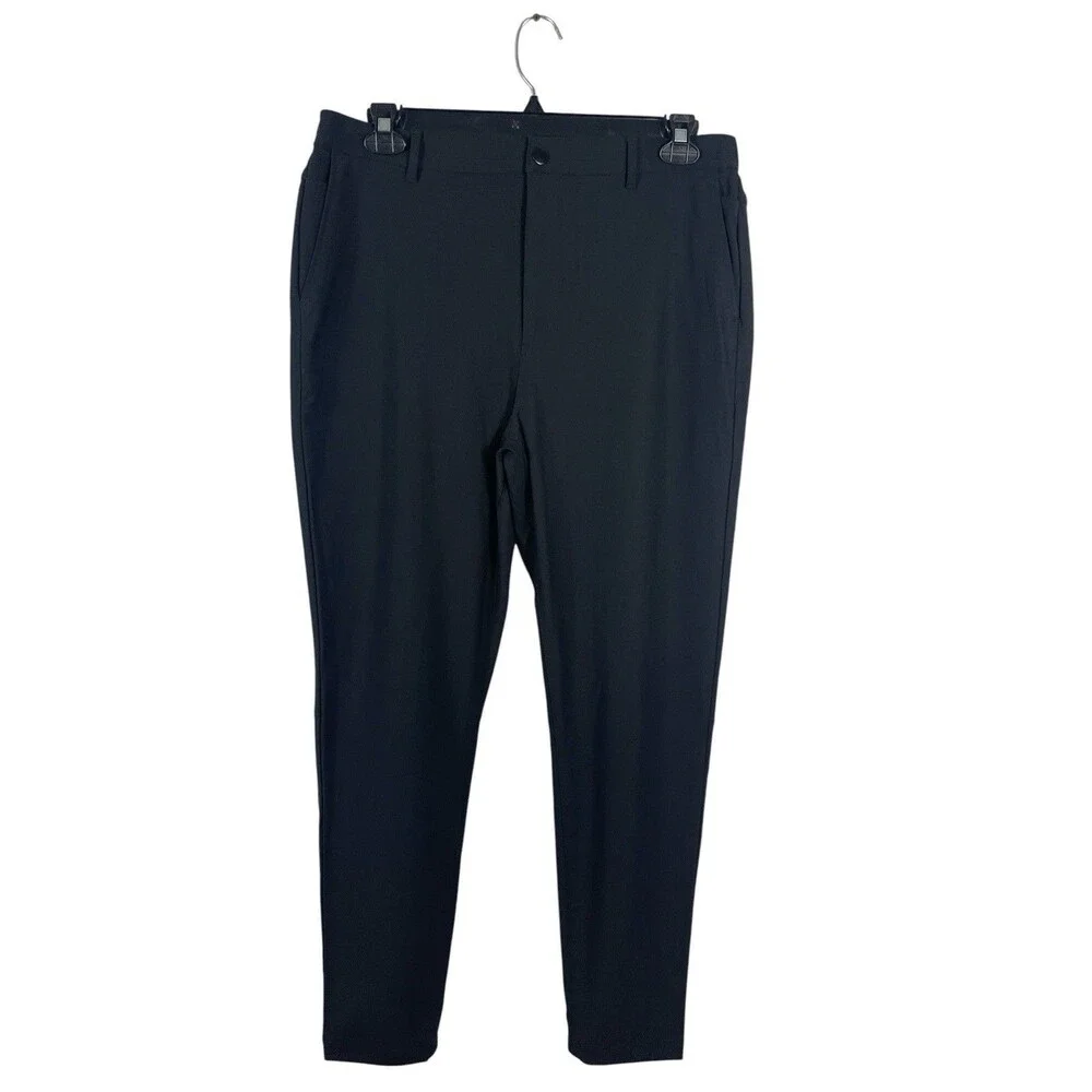 Cuts AO Jogger Black Performance Pants XL Stretch Tapered Elastic Waistband NWT